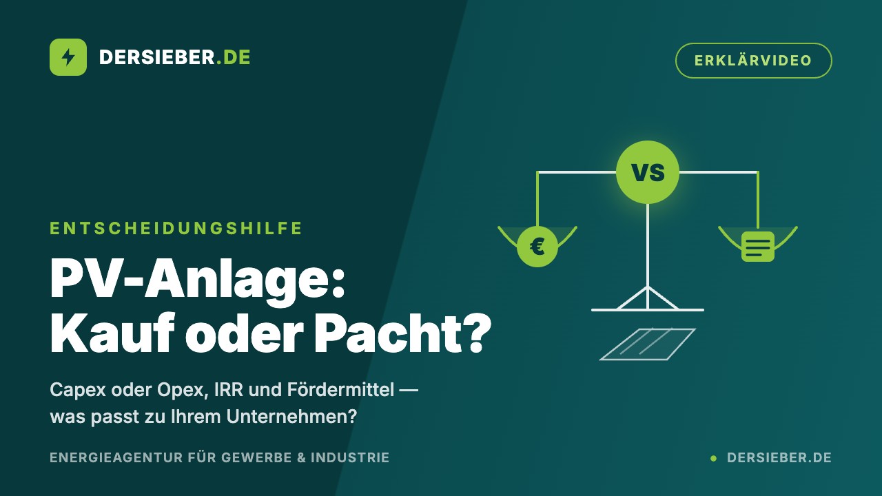 PV-Anlage Kauf oder Pacht